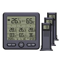 TS-6210 Multifunction Digital Temperature Hygrometer Wireless Transmitter Digital Weather Station Indoor Outdoor Forecast Sensor