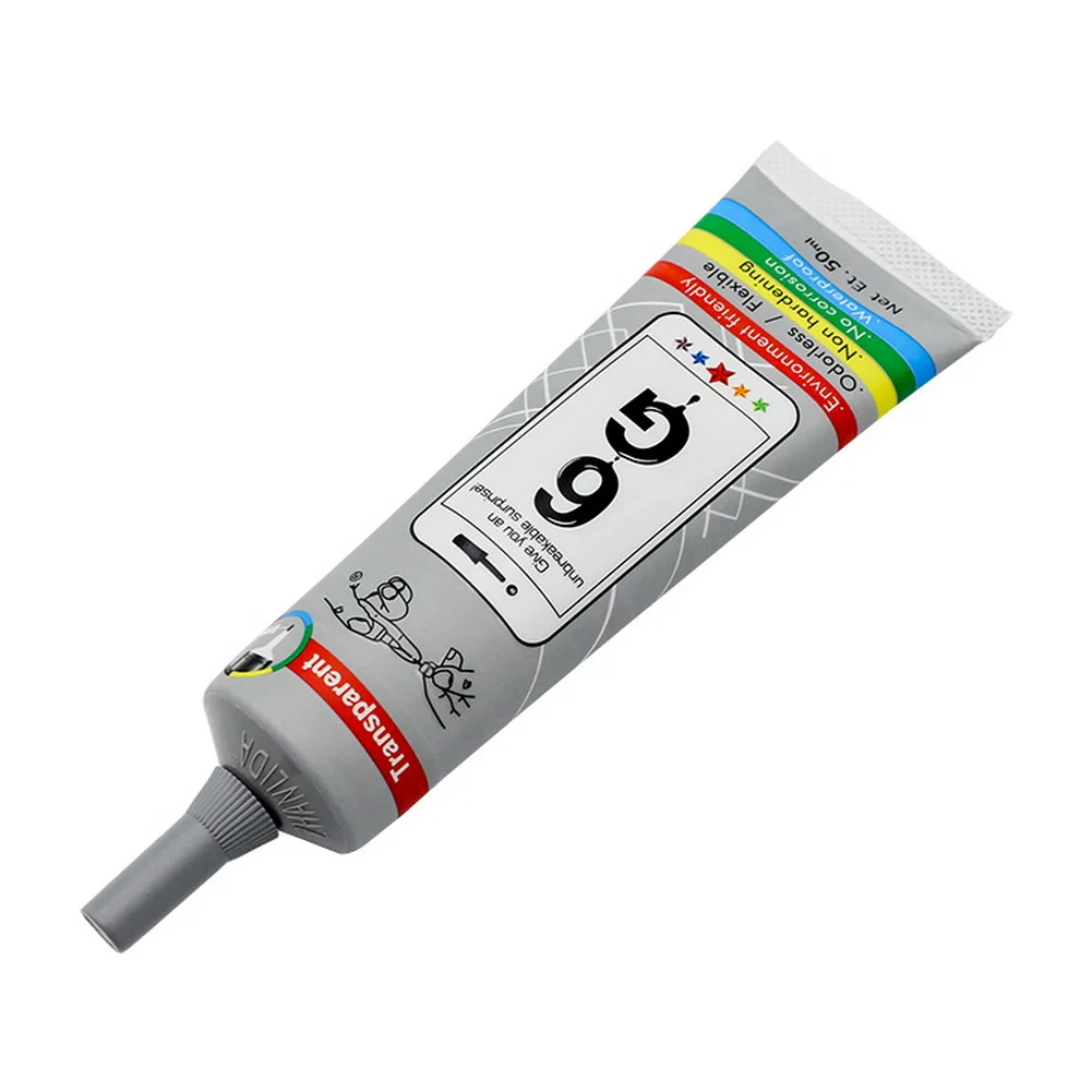 Soft Transparent 50ml 6G Glue for Mobile Phone Assembly And Maintenance With Slight Fragrance Screen Removal Rear Cover Gluing