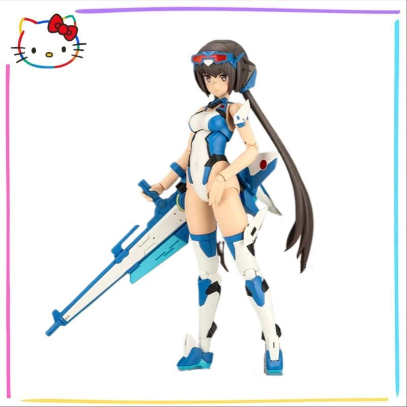 

-In Stock Original KOTOBUKIYA Frame Arms Girl Stiletto Swimsuit Blue Impulse Color Ver 16cm Animation Assembled Movable Figures