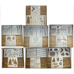 2024 New DIY Stencils Painting Scrapbook Coloring Embossing Album Decorative Paper Card Template A0514