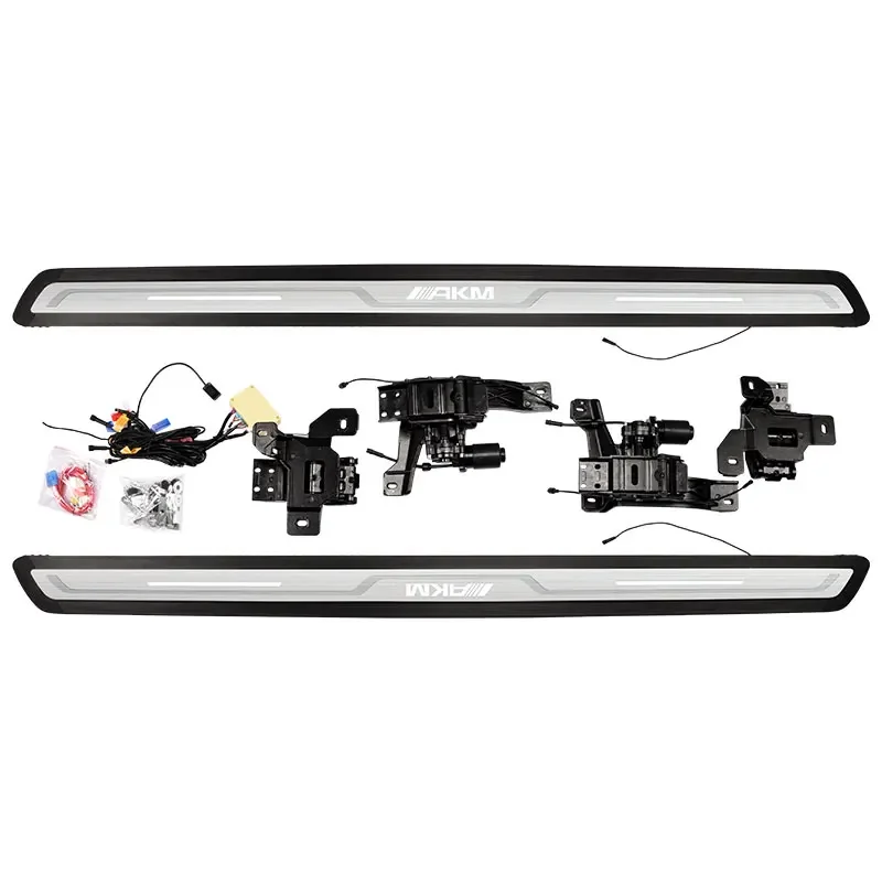 Other Exterior Accessories Dazzling White Light Electric Side Step For Audi Q7 Q8 Q5 Aluminium Powered Steps Running Boards