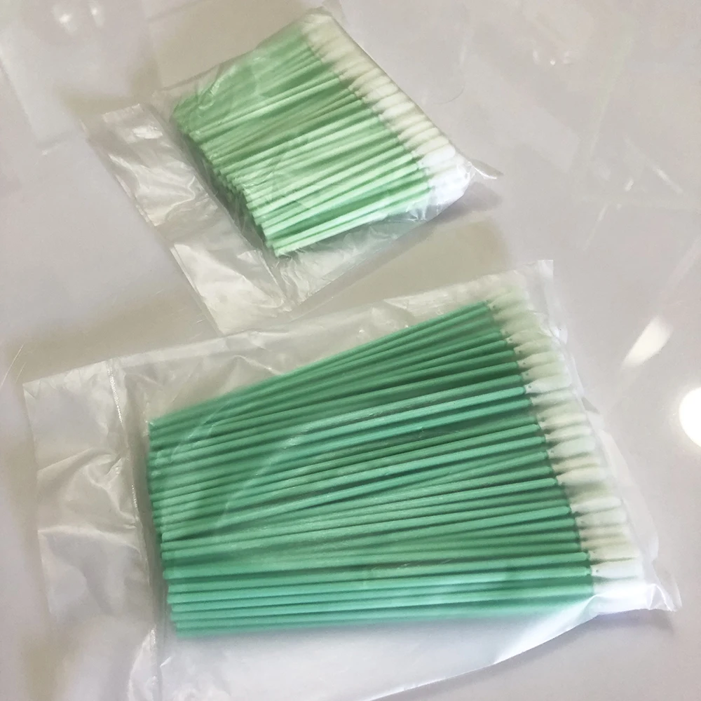 100 Stück Industrie-Baumwoll-Mikro-Reinigungsschaum für Objektiv, Elektronikindustrie, Druckkopf-Reinigungswerkzeug – Detail 7