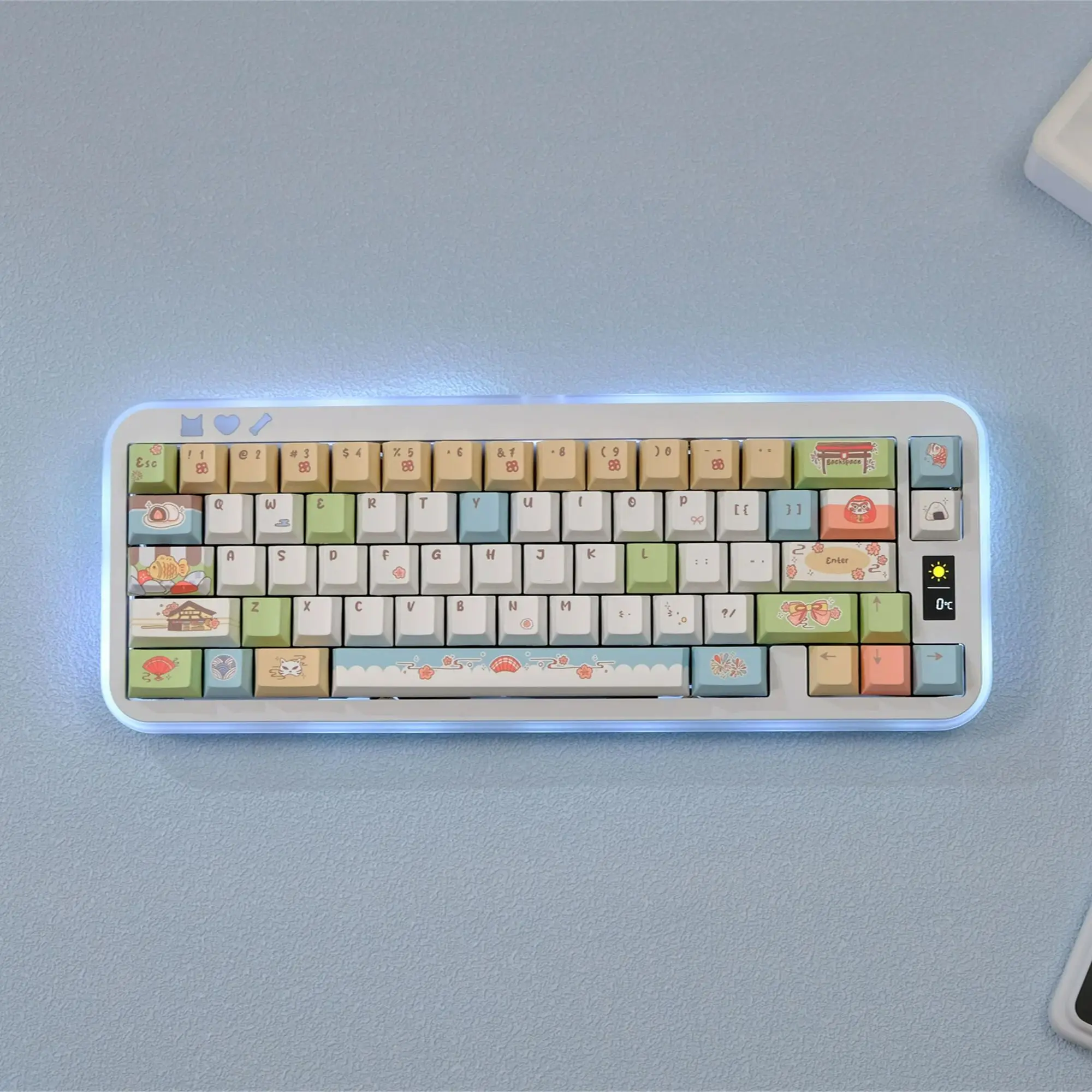 

Wafū Monogatari Keycaps 149 Keys PBT Material CHERRY Profile DYE-SUB Personalized For CHERRY MX Switch Mechanical Keyboard