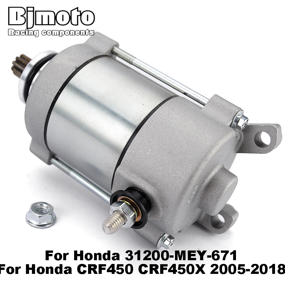 Motor de arranque para Honda CRF450 CRF450X CRF 450 X Beat 100 Activa 100 SCV110F DIO110 para Suzuki AG100 UG110 Dirección V100 110