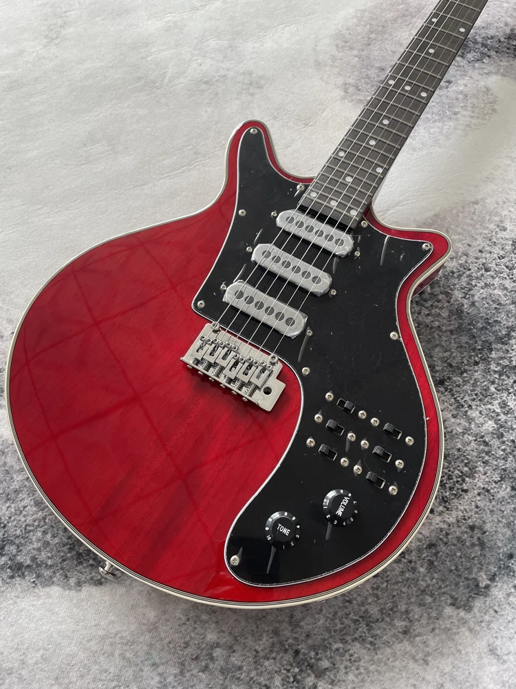 Red Classic Six-String Electric Guitar with Mahogany body and neck High-Quality Electric Guitar in stcok free shipping