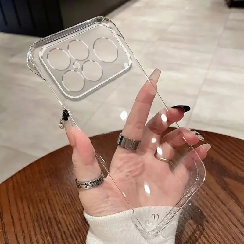 Electroplating Frameless Slim Hard PC Case For Redmi K90 Pro Max Coque Phone Cases For RedmiK90ProMax Back Cover Shell