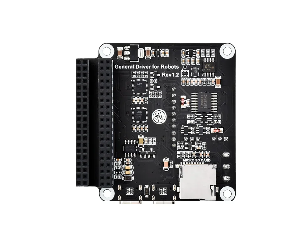 ESP32 Robot Driver Board, WiFi/Bluetooth, DC Motor & Bus Servo Control, IMU, for Raspberry Pi/Jetson Nano, Support LiDAR & IIC
