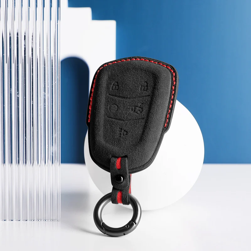 

Cadillac Alcantara Fur key Case XT6/CT4/CT5/CT6 Car key case