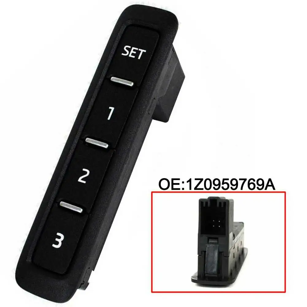 

OEM Replacement Seat Adjustment Switch Button 1Z0959769A for For Passat 2006-2007 and Compatible Octavia Superb