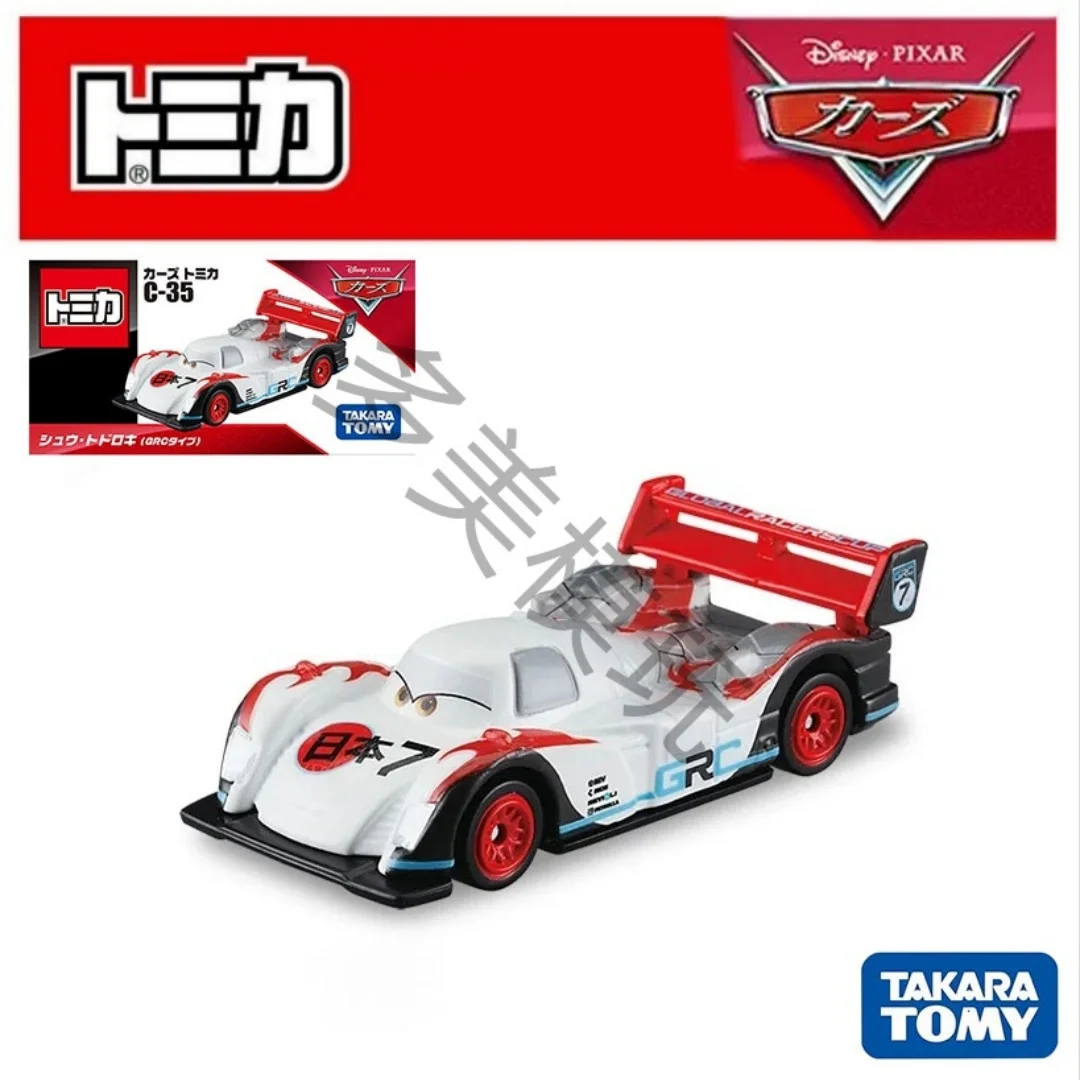 

Takara Tomy Disney Cars Tomica C-35 Shu Todoroki (тип GRC) Литая под давлением модель автомобиля из сплава, реплика серии, подарки для детей, игрушки для мальчиков