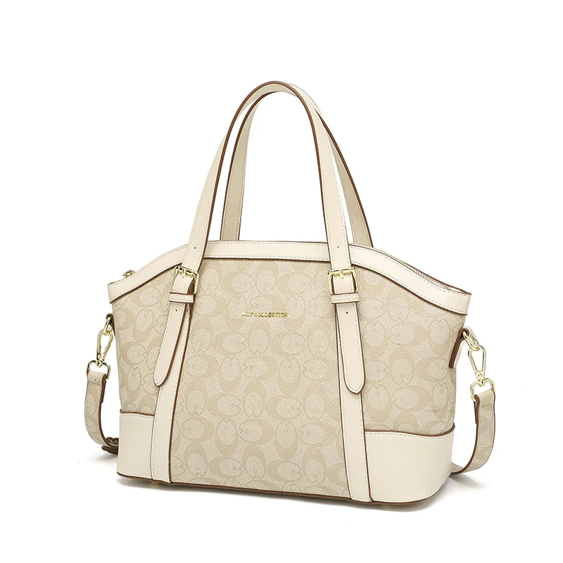 1 حقيبة يد مطبوعة جديدة للنساء 2025 حقيبة يد جديدة ذات سعة كبيرة للتنقل طول النظر الشيخوخي أسهل لحقيبة كتف المباراة يمكن أن تحمل الكمبيوتر