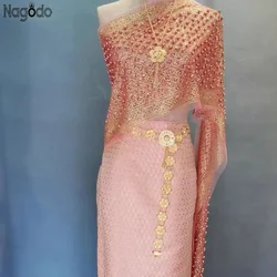 Vestido de Tailandia para mujer, traje de verano de un hombro, Estrella Roja, luz de estrellas, ropa asiática de Vietnam, vestidos tailandeses tradicionales, 2023