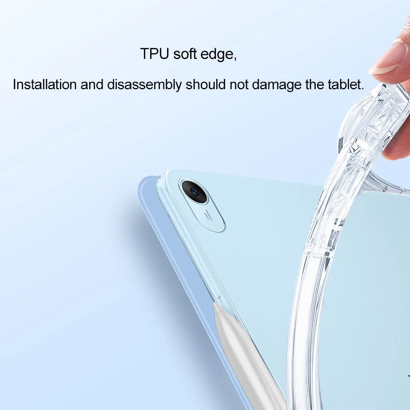 Tablet case for Huawei MatePad 11.5inch soft case with pen slot can be put pen has a bottom case fixed flat