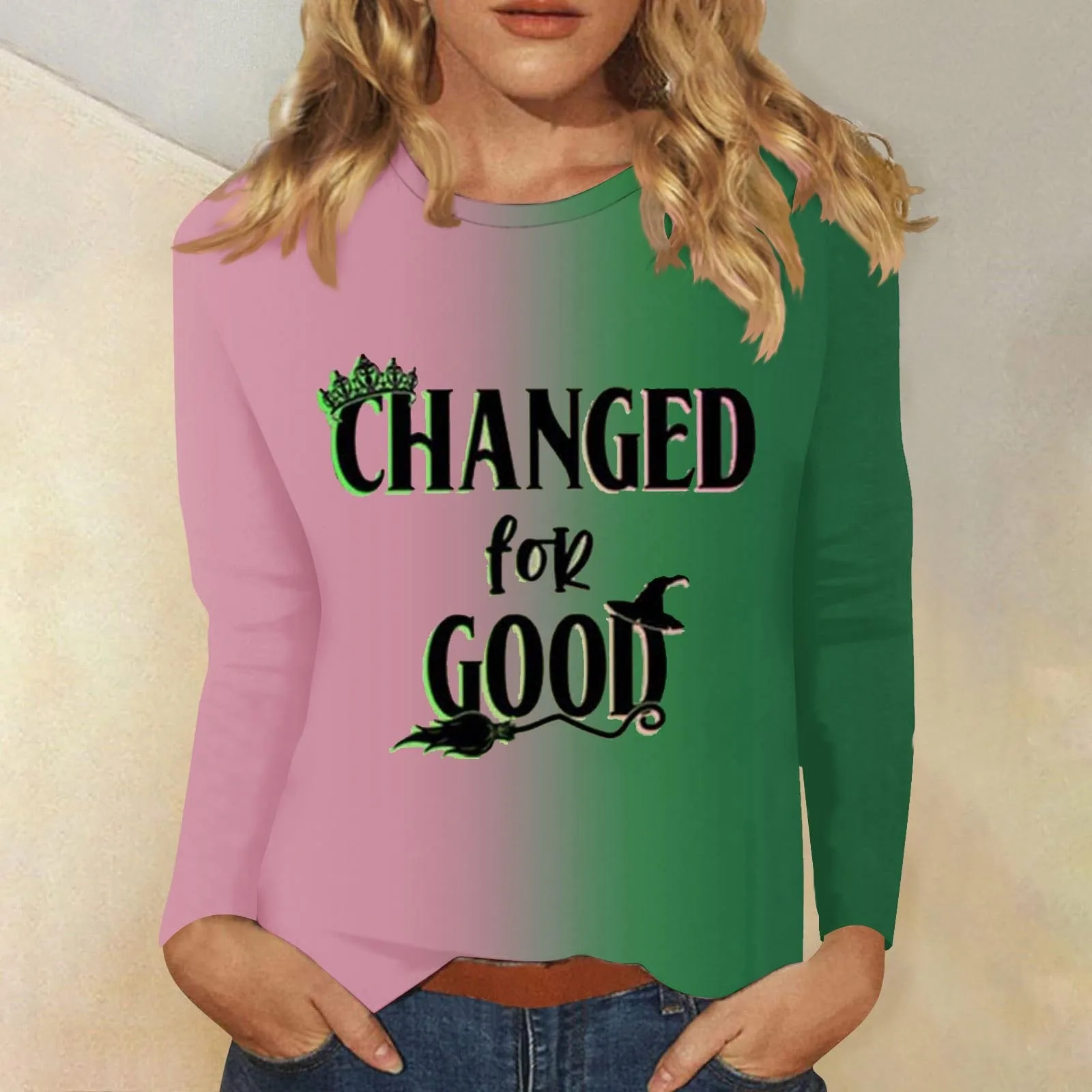 Wicked Sweatshirt Hoodies Crewneck Sweatshirts Merch Women Men Casual Long Sleeve Top The Musical Clothing Fashion