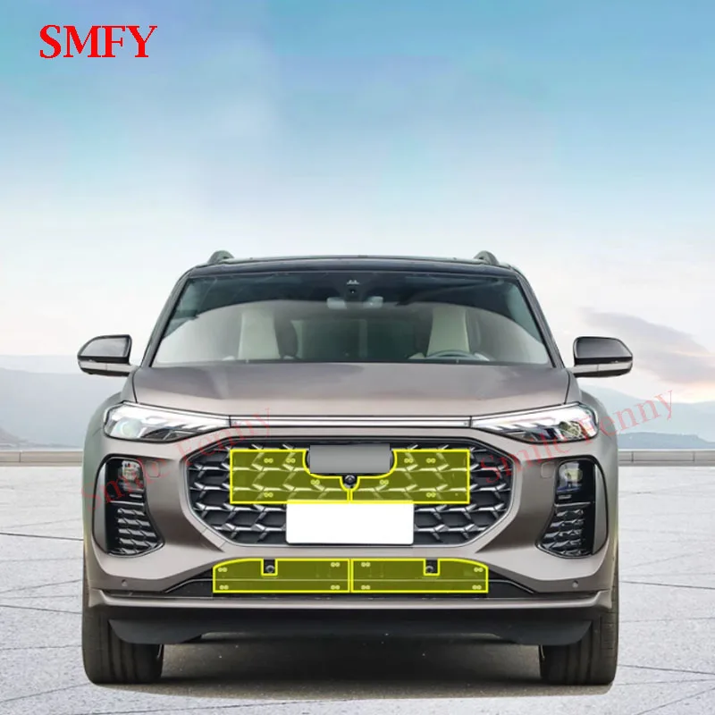 For Audi Q6 Quattro 2023 2024 Car Radiator Protective Cover Water Tank Anti-insect Mesh Grille Front Middle Grill Insect Net