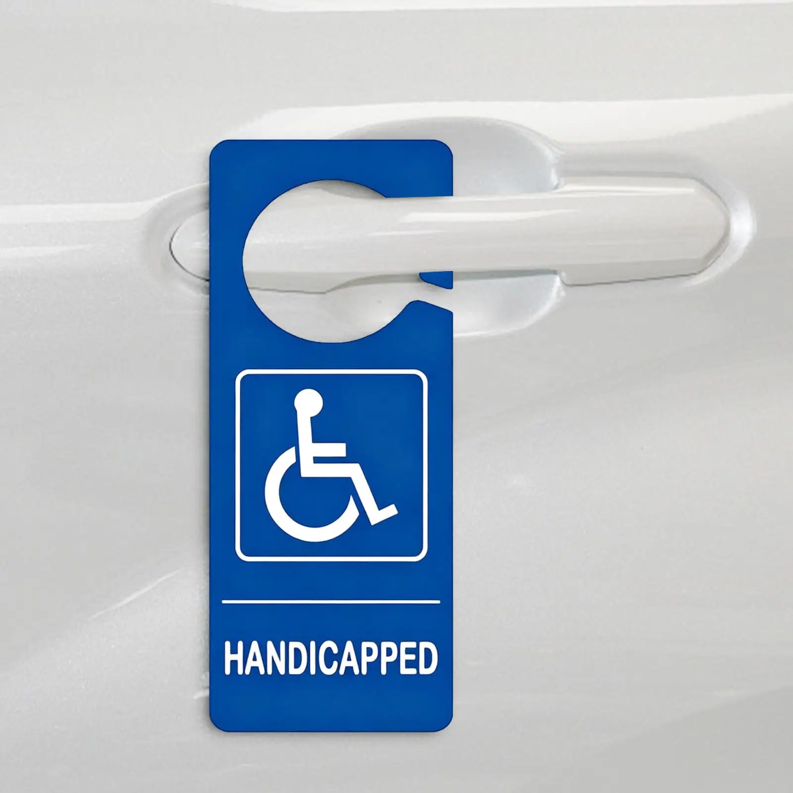 Paire de supports de plaque de stationnement pour handicapés, résistants aux intempéries et à la protection solaire, pour rétroviseur, pour centre commercial