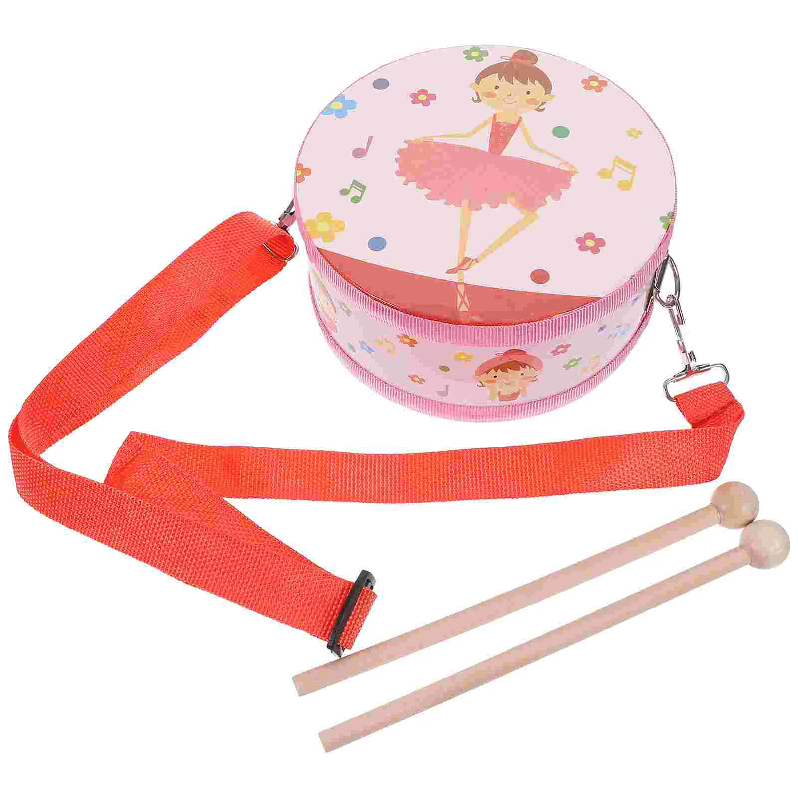 

Music Percussion Child Childrens Toys Kids Drum Sticks Plastic with Straps Wood