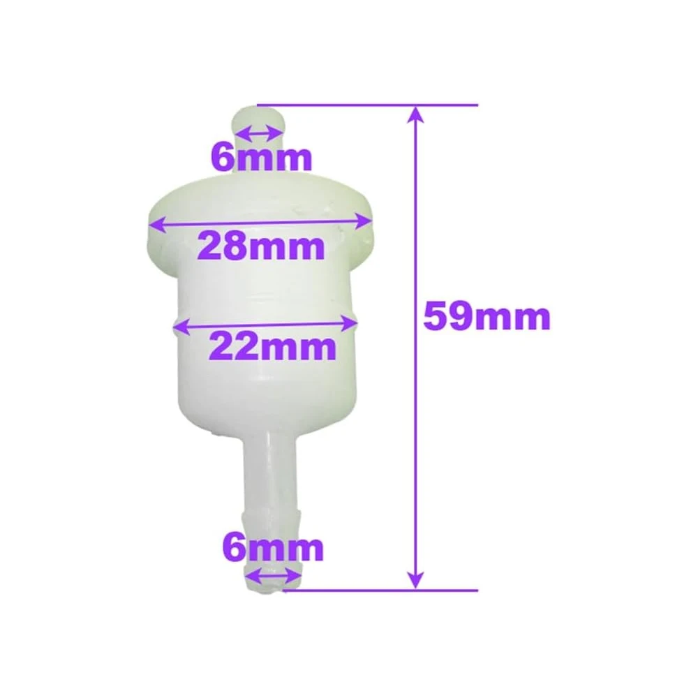 10pcs 68T-24251-01-00 68T-24251-00-00 68T24251 Fuel Filter  Replacement for Yamaha Outboard 4HP 6HP 8HP 9.9HP