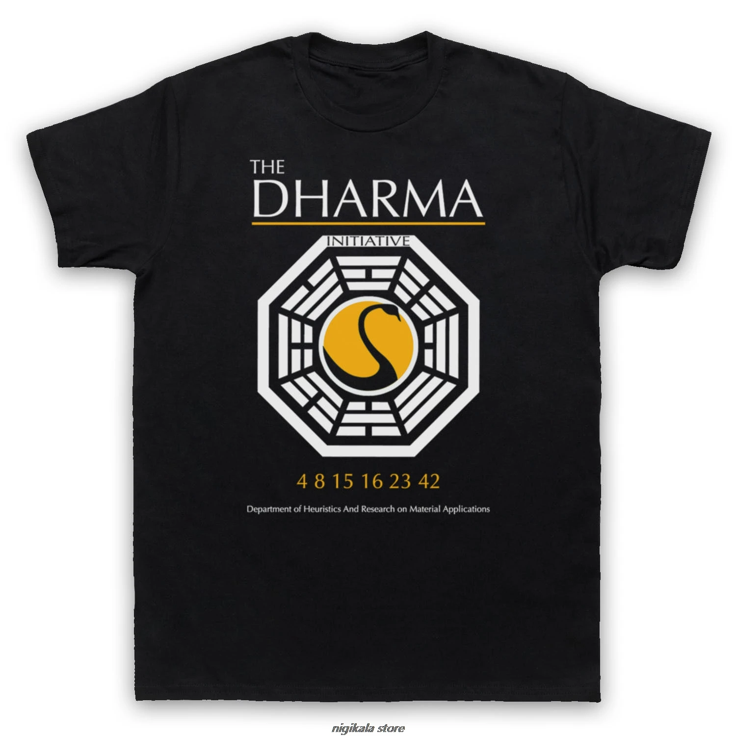 THE DHARMA INITIATIVE LOST TV UNOFFICIAL T-SHIRT MENS LADIES KIDS SIZES & COLS Cool Casual Pride Tee Shirts Men Unisex New