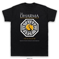 THE DHARMA INITIATIVE LOST TV UNOFFICIAL T-SHIRT MENS LADIES KIDS SIZES & COLS Cool Casual Pride Tee Shirts Men Unisex New