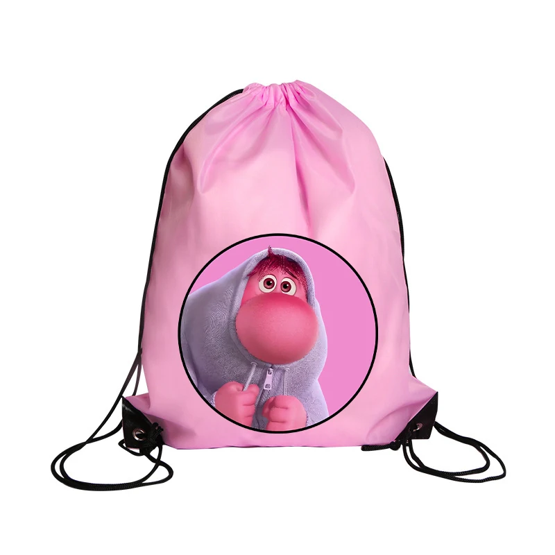 Inside Out 2 Joy Girls Boys Child Cartoon Drawstring Bag Sports Waterproof Backpack Bundle Pocket Terylene Bag Anime Gift
