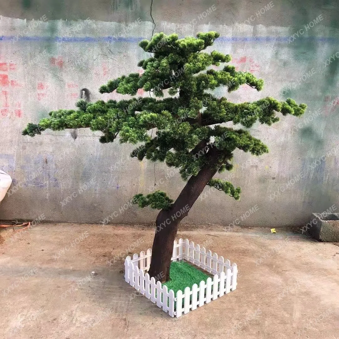 L ornament indoor large landscape fake tree green plant landscaping Artificial decoration