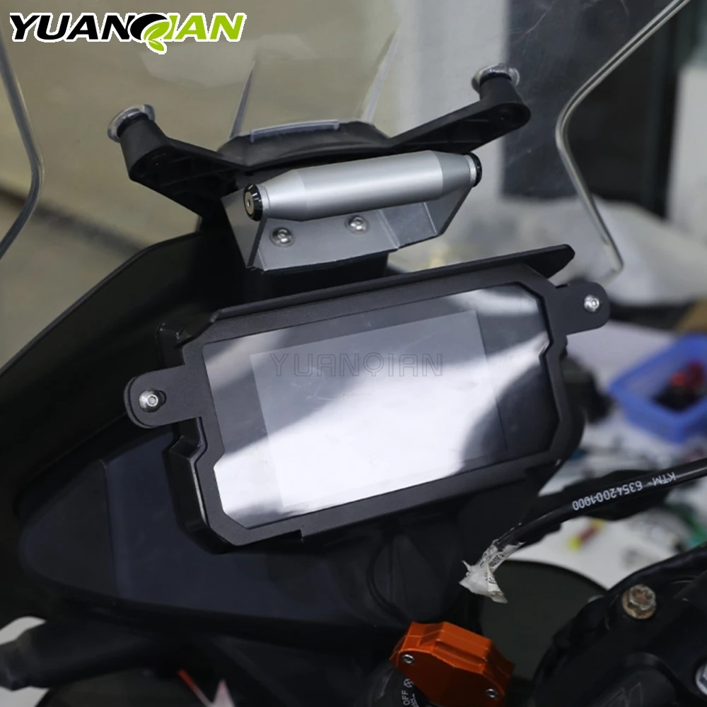 TFT Anti Theft Protection With Sun Visor 2019-2023 For 790 ADV/S/R 790 Adventure 890 ADV/R DUKE390 RC390 Motorcycle Accessories