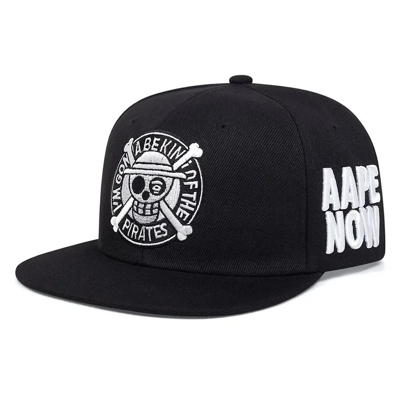 Anime uma peça moda bonés de beisebol para homens mulheres luffy crânio bordado boné feminino lazer hip hop snapback chapéu presente