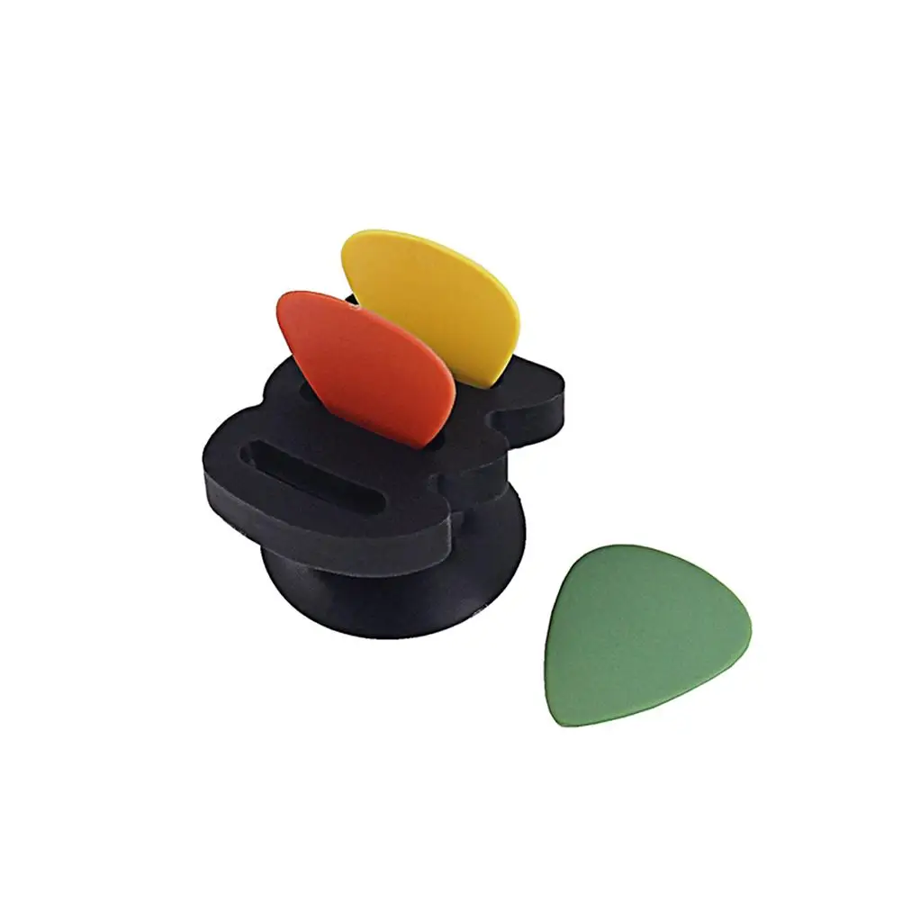 

Suction Cup Type Guitar Pick Grip Holder Sucker Clip Electric Stand Picks Earth Tones