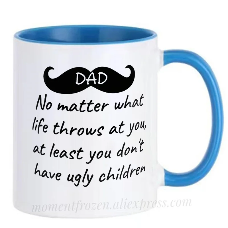 Dad Coffee Mugs Daddy Cup Father's Day Gifts Drinkware Coffeeware Home Decor Mom Papa Nana Husband Wife Cups Mother's Day Mugen