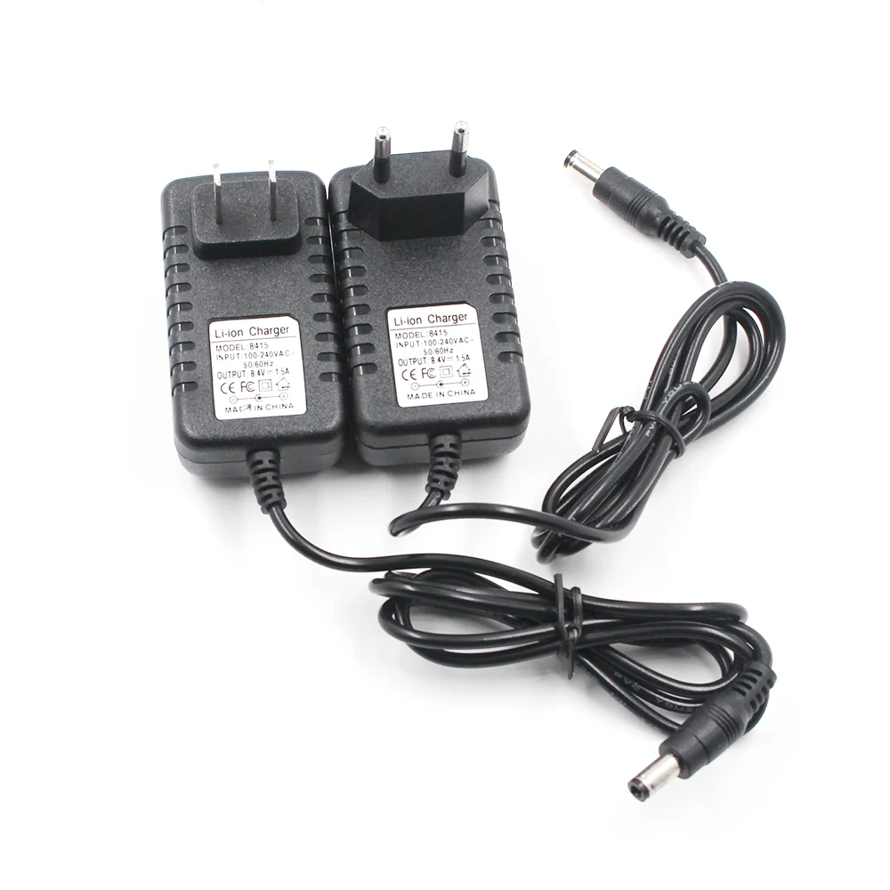 Li-ion Charger AC 110-240V DC 4.2V 8.4V 12.6V 16.8V 21V 29.4V 1A 2A 3A DC Power Supply Adapter For 18650 Lithium Battery