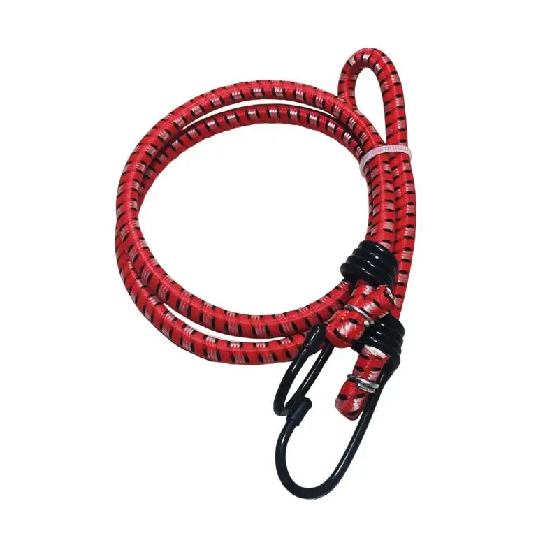 Heavy Duty Multicolor Bungee Cords Weather‑resistant Elastic With Metal Hooks Strong Stretch For Securing Luggage Cargo Camping