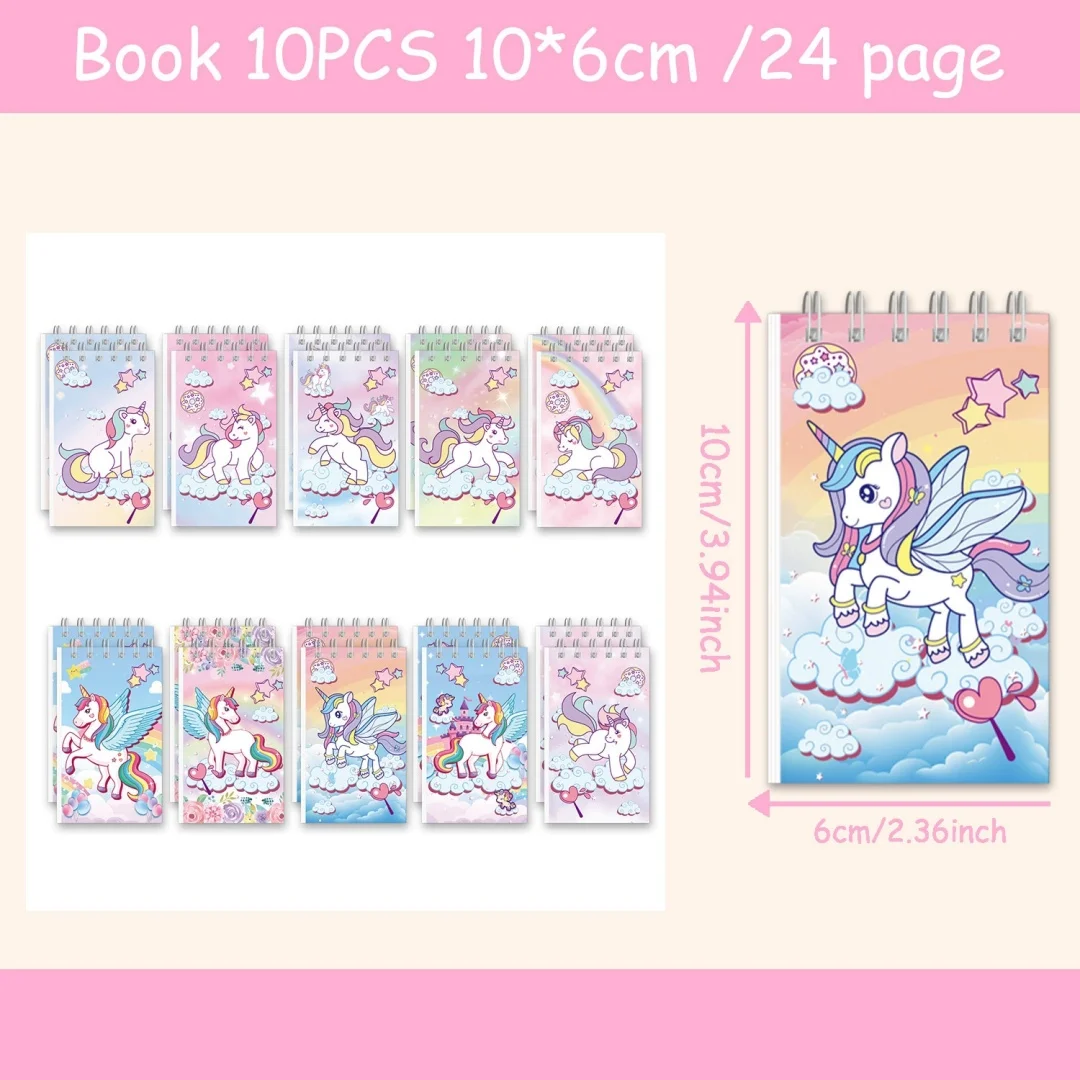 10er-Pack Kleine Katzen-Taschennotizbücher, Mini-Notizbücher für Partygeschenke, Mini-Spiralnotizblöcke, Niedliche Memo-Pads – Detail 12