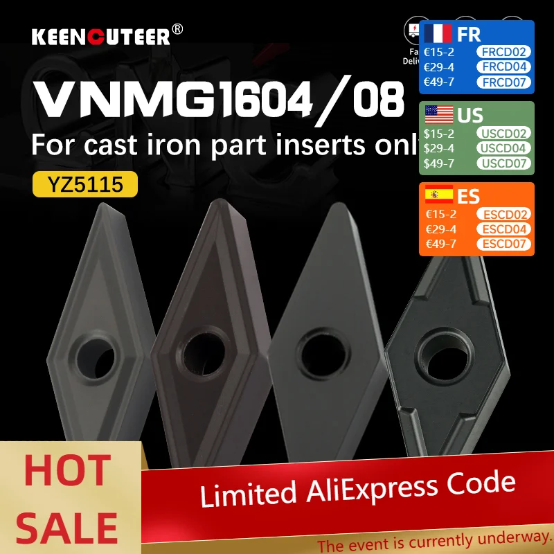 10PCS VNMG160404/08…