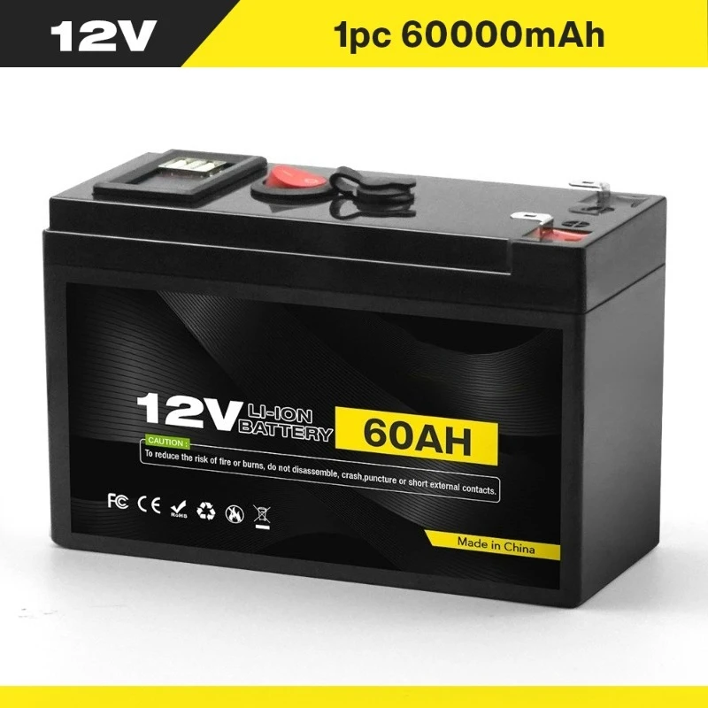 Deep Cycle 12V 80Ah LiFePO4 Battery Durable Lithium Iron Phosphate Battery Rechargeable Power Battery For Daily Backup Power