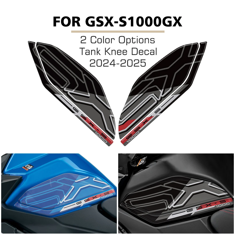 3D Gel Motorcycle Decal Accessories For SUZUKI GSX S1000GX GSX-S1000GX 2024 2025 Side Fuel Tank Paint Protection Sticker Kit