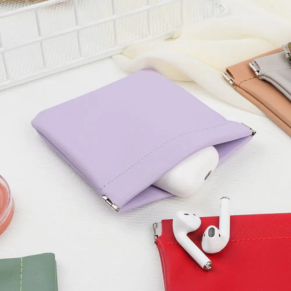 بو الجلود حامل بطاقة الائتمان حقيبة التخزين محفظة محفظة عملة جيب مخلب المحفظة #3