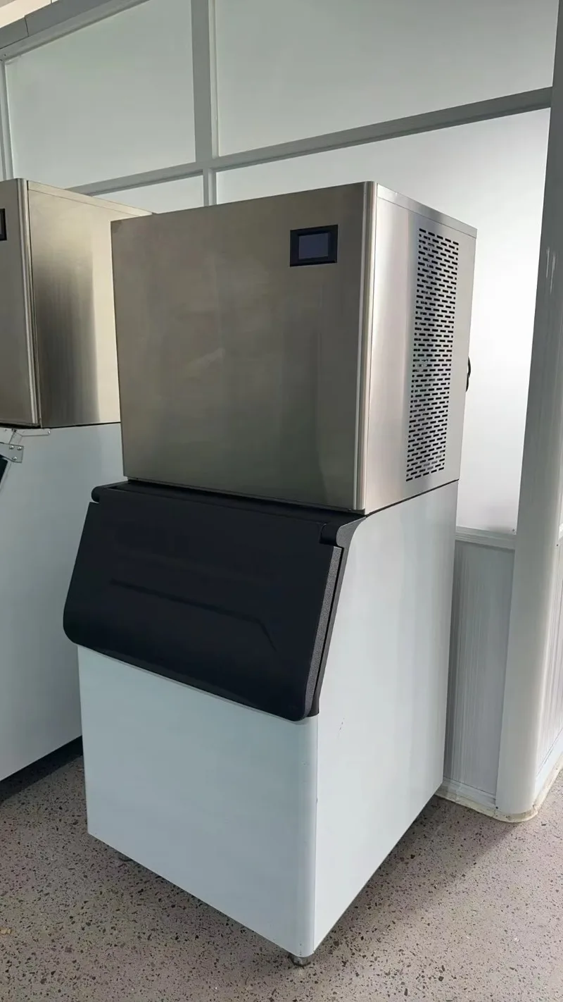 High Quality 180-500kg One Day Ice Maker Commercial Use Cube Ice Machine with 22/28mm Ice Cubes