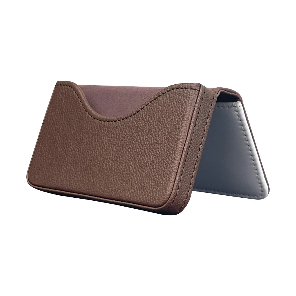 DIY Blank Name Card Holder PU Leather Elegant Design Thermal Dye Sublimation Card Case Card Organizer Lightweight