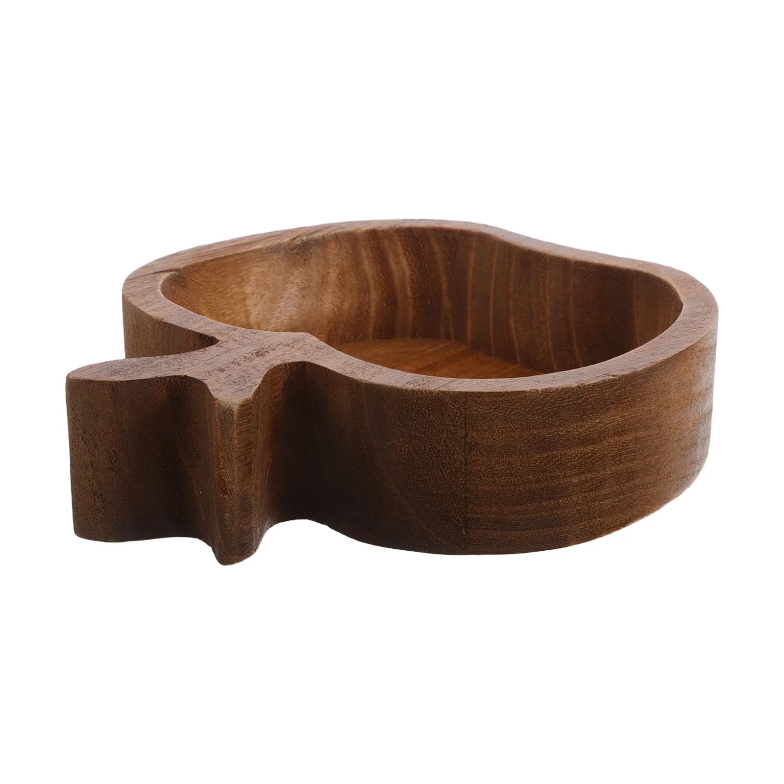 

Apple Wood Serving Platter Rustic Wooden Apple Shaped Bowl For Fruits Desserts Nuts Appetizers Party Coffee Table Tray