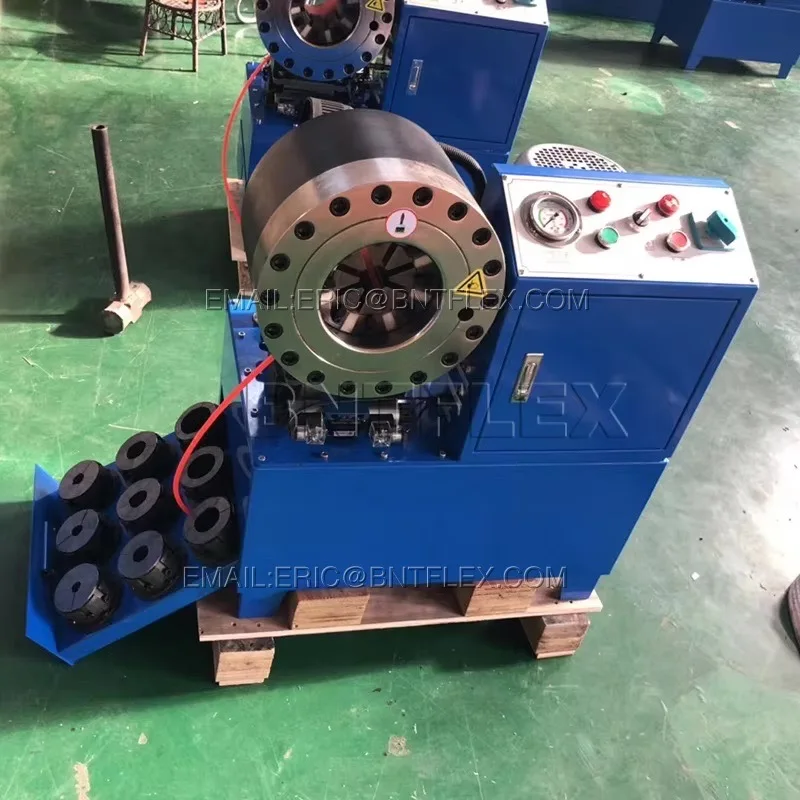 Macchina per crimpare mobile con tubo in gomma idraulico ad alta pressione da 24 V