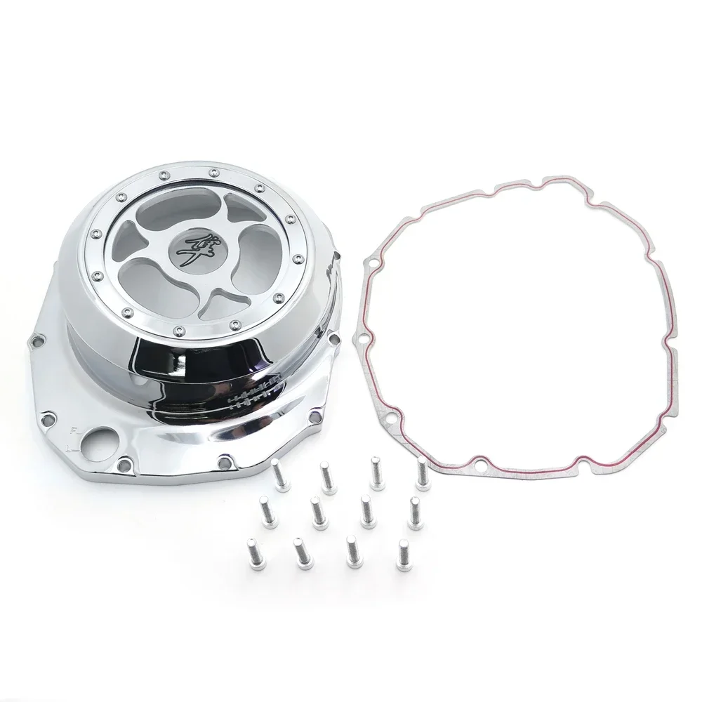 Motorcycle Parts See Through Engine Clutch Cover for Suzuki  GSX1300R Hayabusa B-King 1999-2020 Chrome