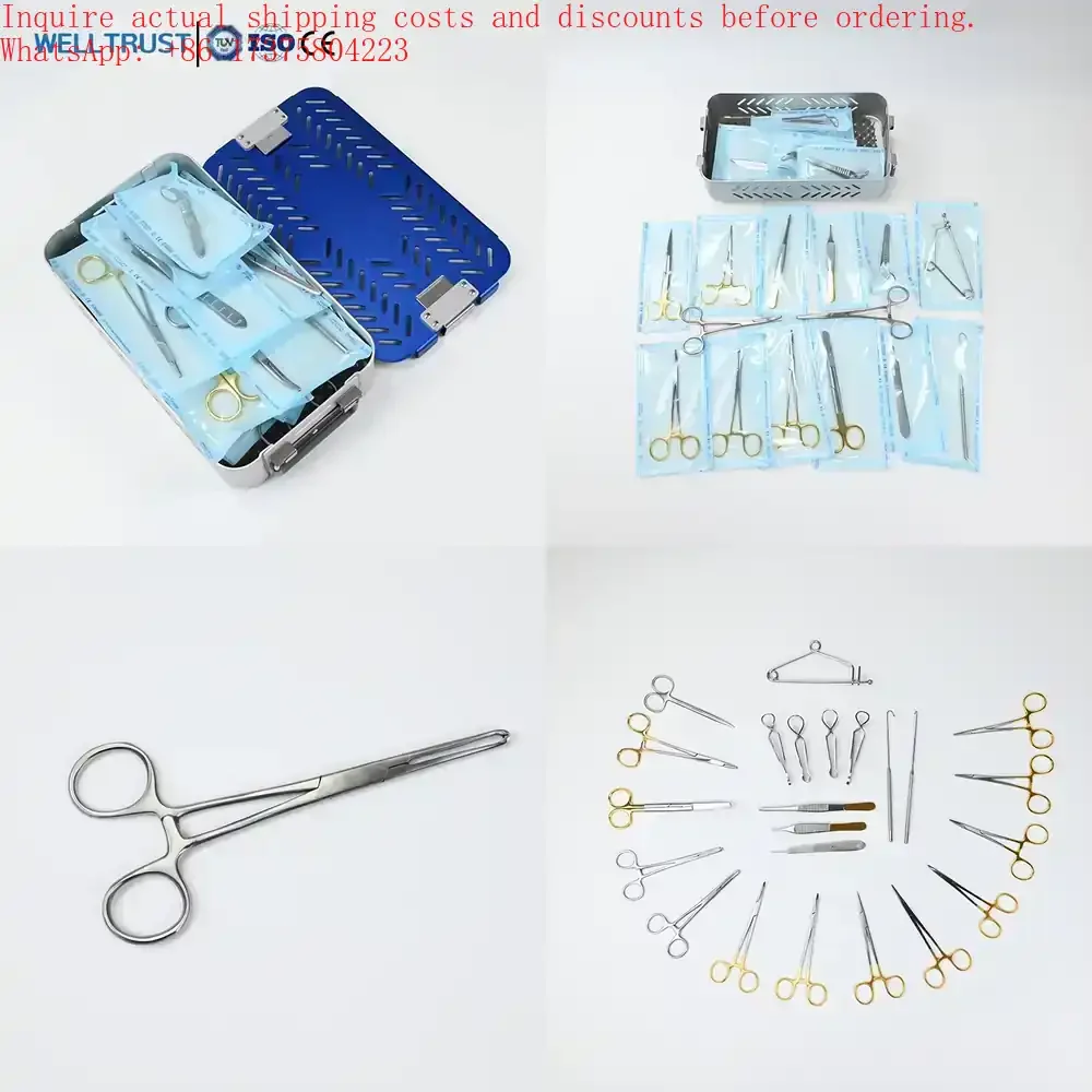 

Veterinary Spay Kit for Dogs Cats for Canine Spay Neuter Surgery Set Instruments Vet Medical Tools Animal Care