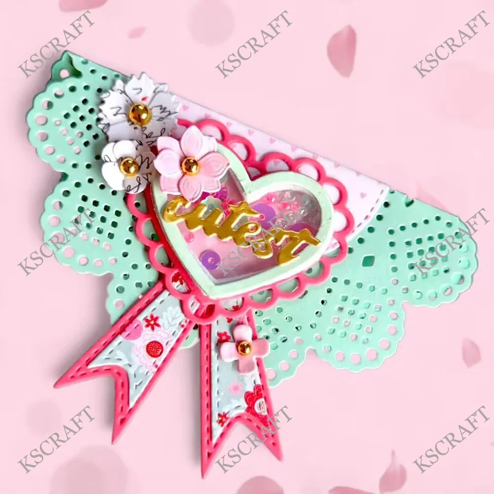 KSCRAFT Romantic Doily Cutting Dies Stencils for DIY Scrapbooking Decorative Embossing DIY Paper Cards