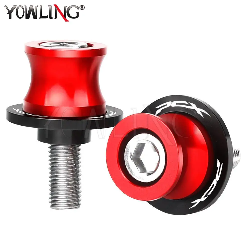 

8MM For Honda PCX125 PCX150 PCX 125 PCX 150 ALL YEARS Motorcycle Accessories CNC Aluminum Swingarm Spools Slider Stand Screw