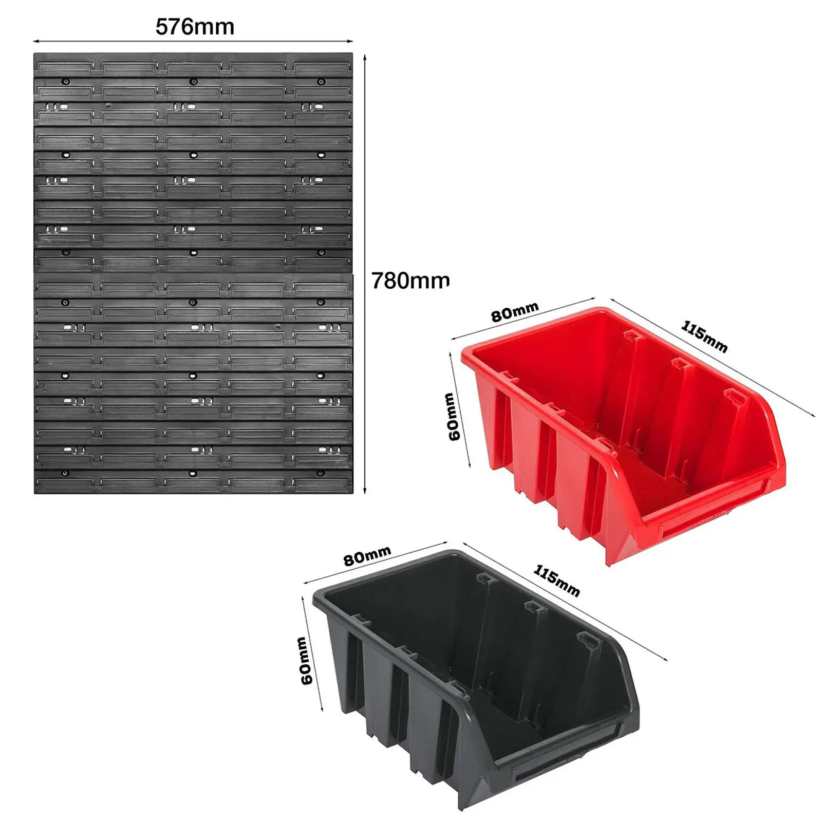 

Модульная система хранения инструментов: прочный настенный органайзер для гаража и мастерской, для организации ящиков