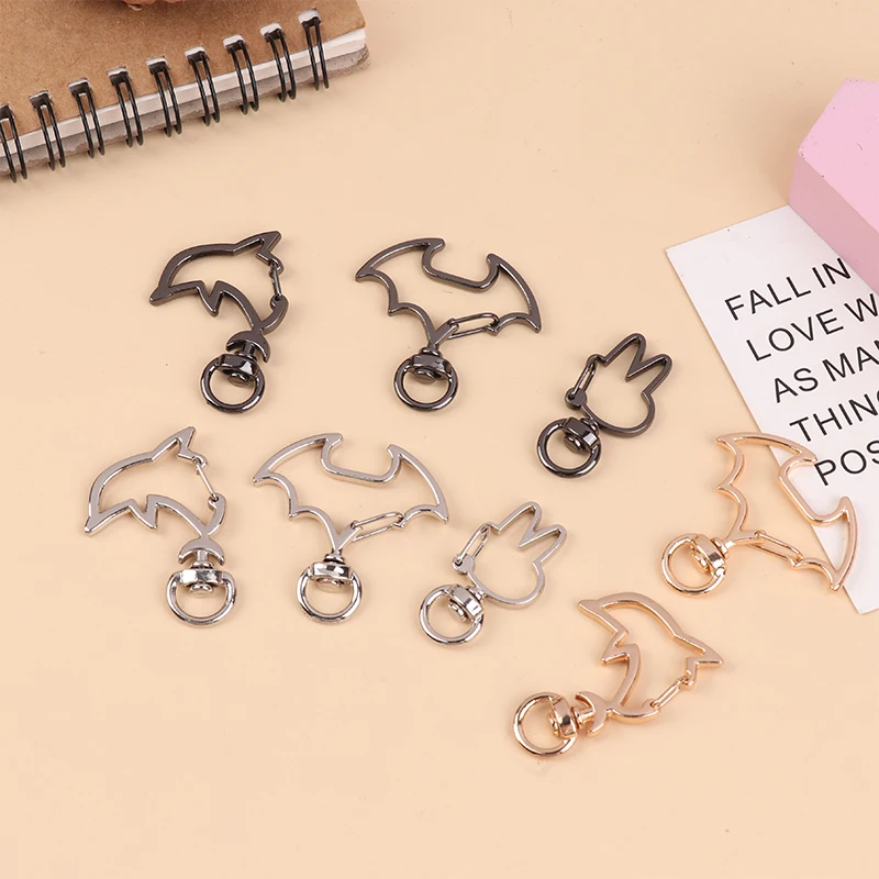 10 Pcs Bat Keychain With Lobster Claws Keychain DIY Handmade Accessory Making Product Suitable For Handmade Pendants Bat Man