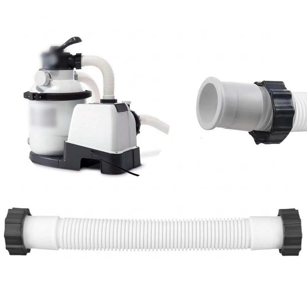 11763 Pool-Sandfilterpumpenschlauch für Intex, Verbindungsschlauch für 10-Zoll-Sandfilterpumpen und passend für Intex=Filter, weiß – Detail 3