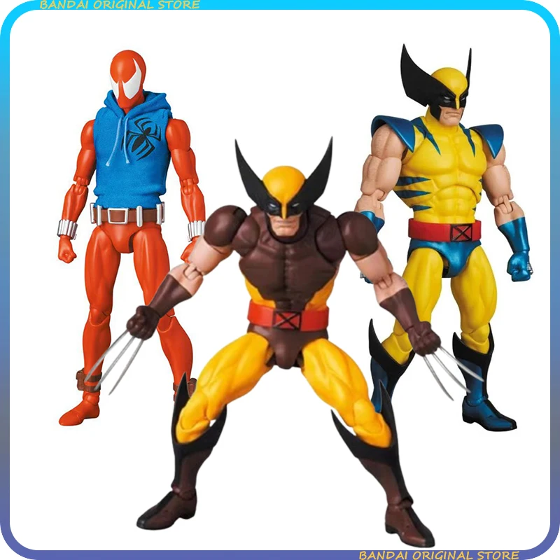 CT Toys Wolverine Figure Mafex 96 Spiderman Spider-Man 2099 Venom Deadpool Anime Action Figures Model Christmas Gifts Toys