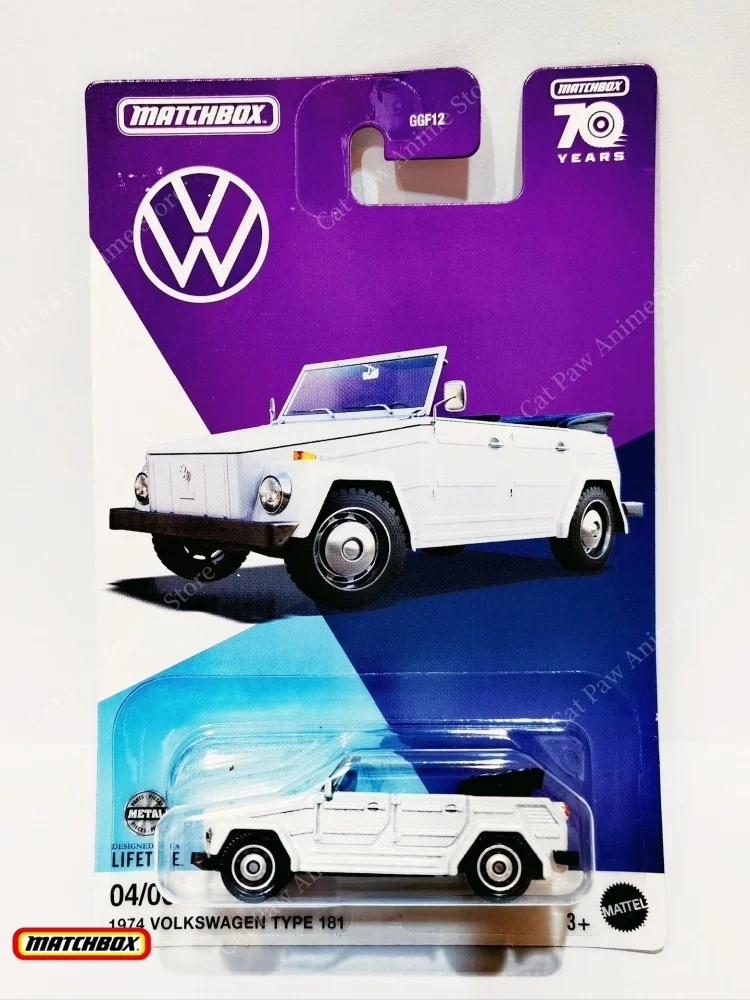 Matchbox Volkswagen 70th Anniversary Edition Toy Set - Camargue Beetle Golf And 181 Models Diecast Cars Collection  GGF12 view 3